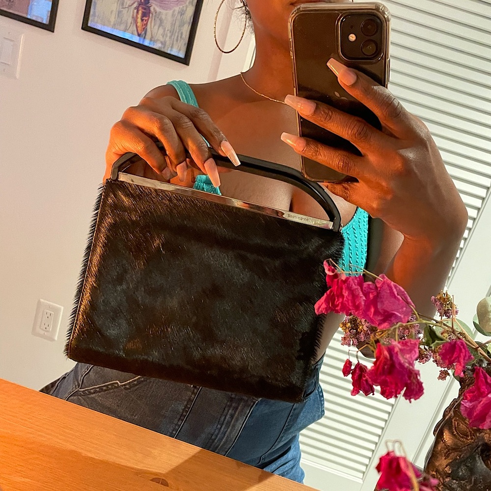 Sergi Rossi black handbag. Must have accessory